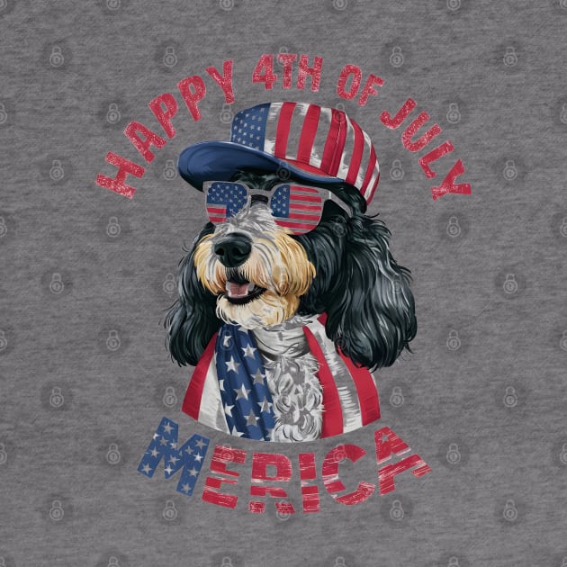 Happy 4th of July Merica | Dog lover gifts by T-shirt US